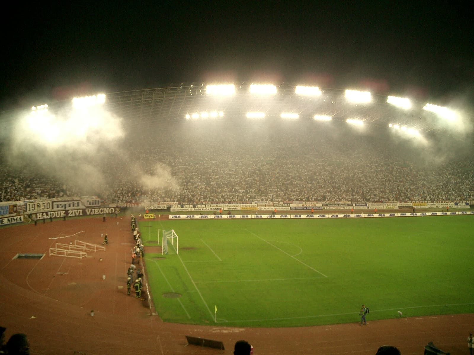 Split travel planning photo showing An image showing inside of Poljud Beauty minutes before beginning of the biggest derby in Croatian football between Hajduk Split and Dinamo
